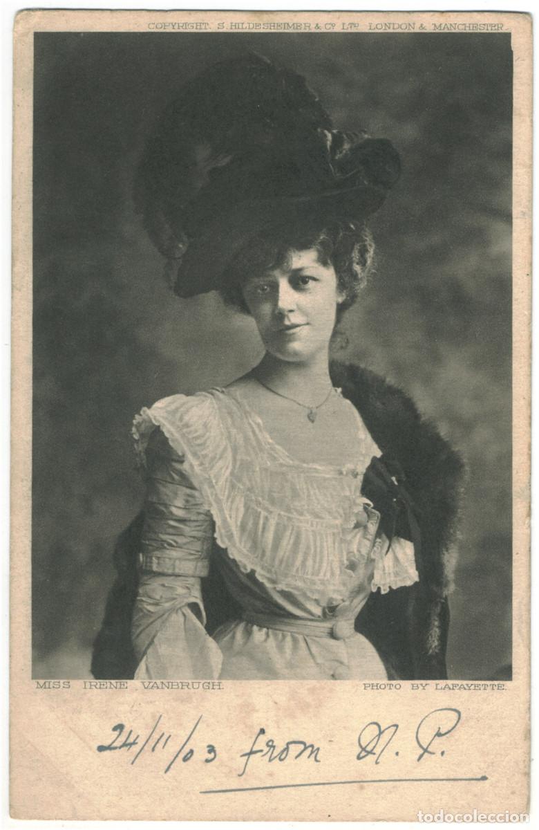 Postales: Actriz VANBRUGH, Irene_Hildesheimer. Photo Lafayette