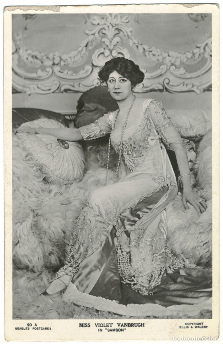 Postales: Serie 3 Postales Actriz VANBRUGH, Violet_Beagles. 90 A, E, G