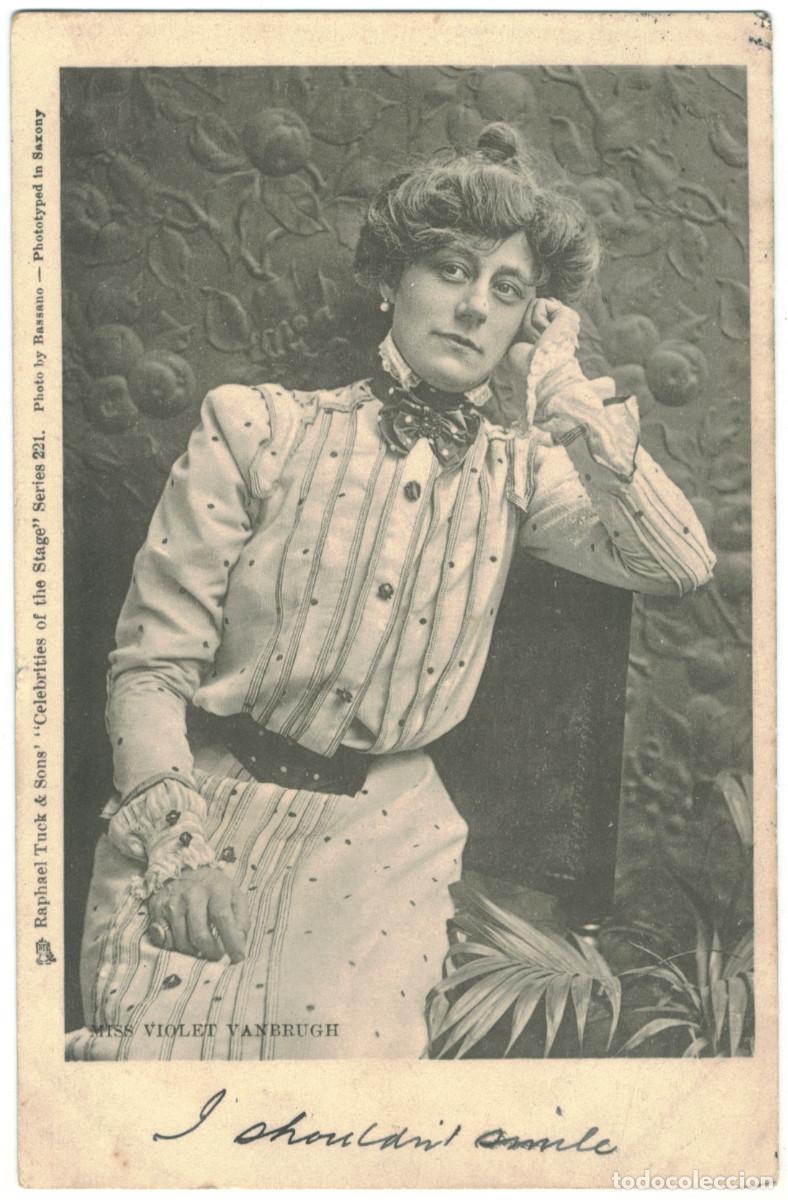 Postales: Actriz VANBRUGH, Violet_Raphael Tuck (Celebrities of the Stage; 221) Photo Bassano