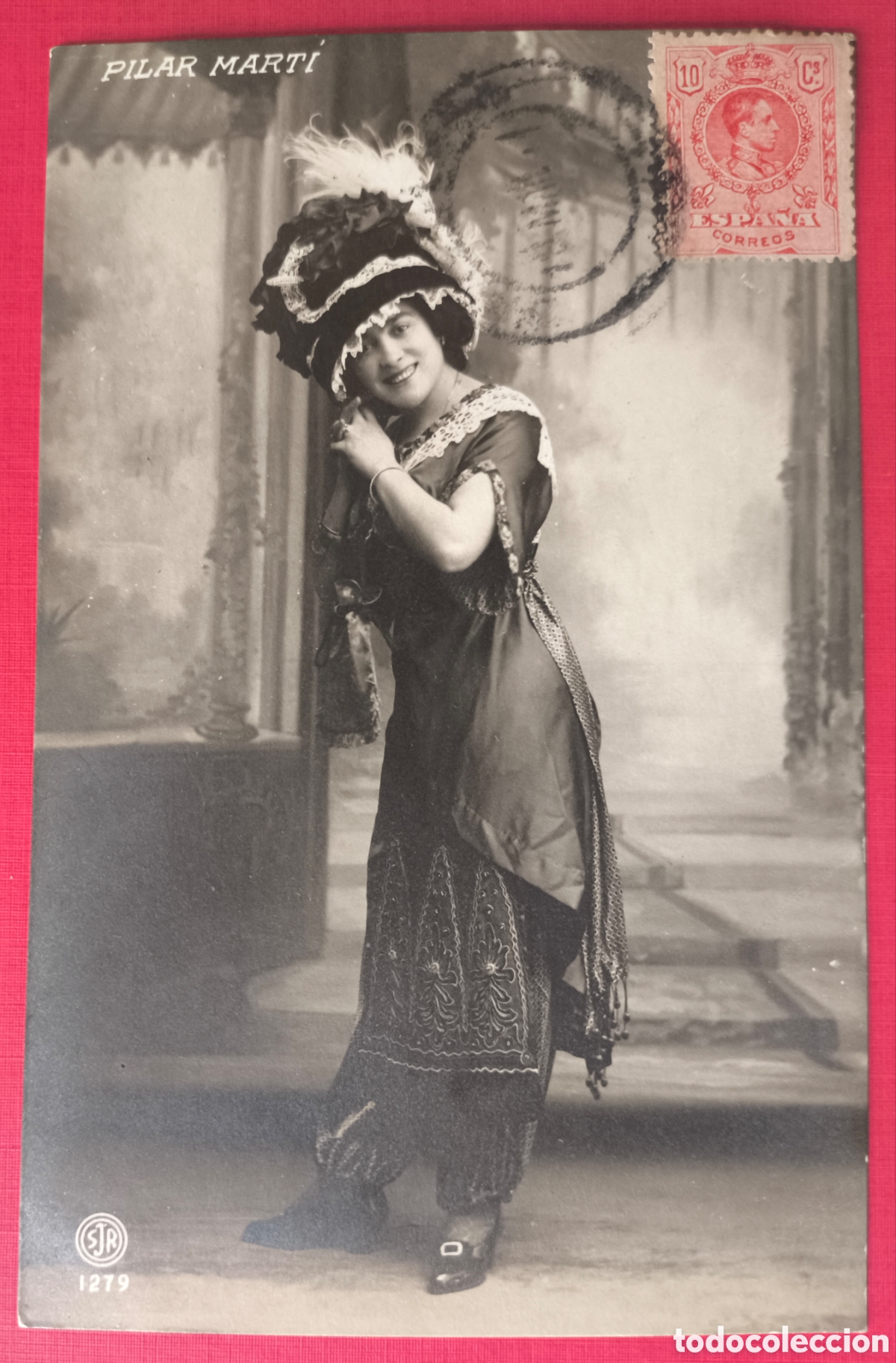 Postales: PILAR MART&Iacute; ARTISTA CUPL&Eacute; POSTAL FOTOGR&Aacute;FICA C. 1910