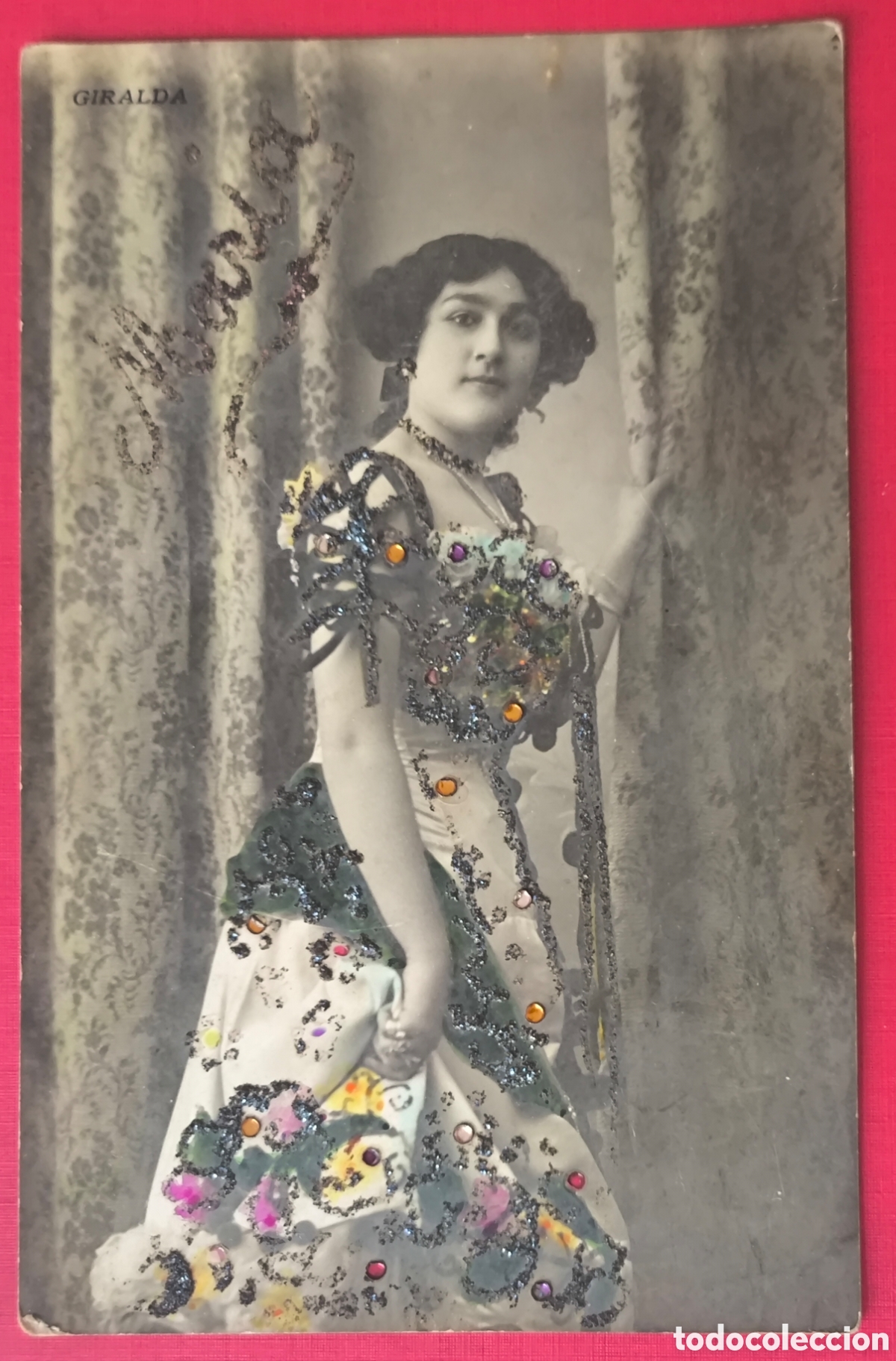 Postales: GIRALDA ARTISTA CUPL&Eacute; POSTAL FOTOGR&Aacute;FICA ED. LUIS BARTRINA C. 1910