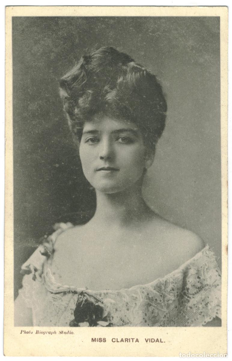 Postales: Actriz VIDAL, Clarita_Davidson (Stageland). Photo Biograph