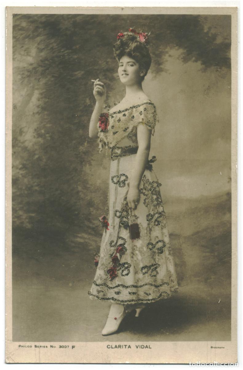Postales: Actriz VIDAL, Clarita_Philco. 3007 F. Photo Biograph