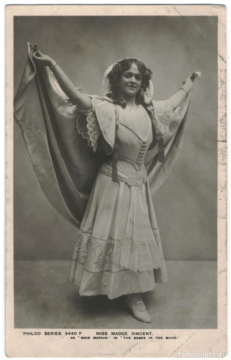 Postales: Actriz VINCENT, Madge_Philco. 3440 F. As Maid Marion in The Babes in the Wood