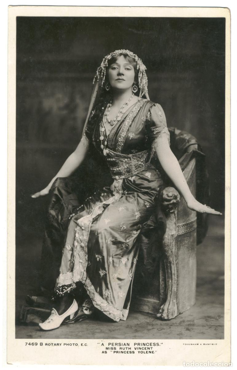 Postales: Actriz VINCENT, Ruth_Rotary. 7469 B. As Princess Yolene in A Persian Princess. Photo Foulsham & Ban