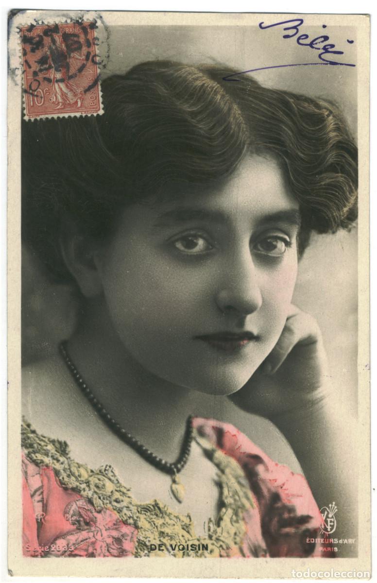 Postales: Actriz VOISIN, Mlle. de_KF. 2039. Photo Reutlinger