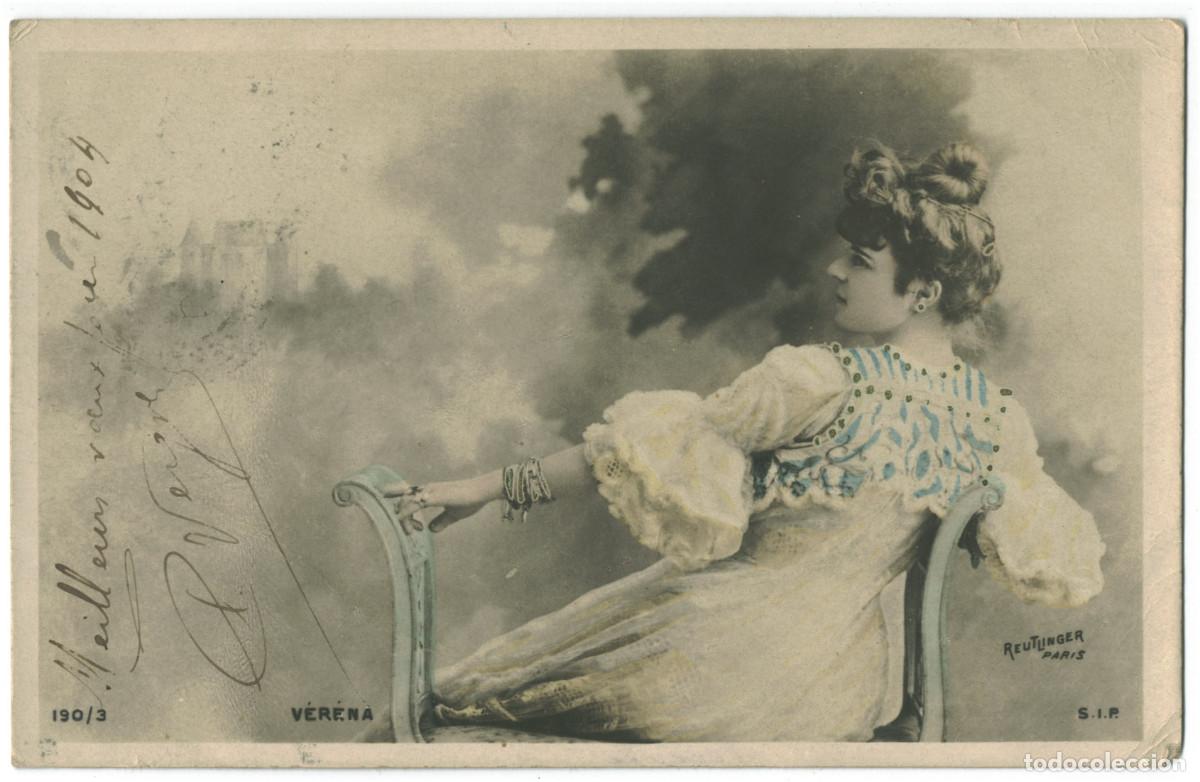 Postales: Actriz V&Eacute;R&Eacute;NA_SIP. 190-3. Marigny. Photo Reutlinger