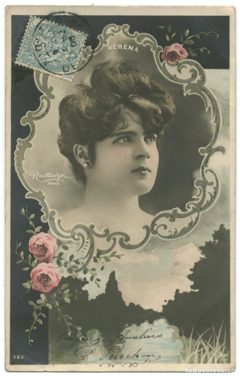 Postales: Actriz V&Eacute;R&Eacute;NA_SIP. 983. Photo Reutlinger