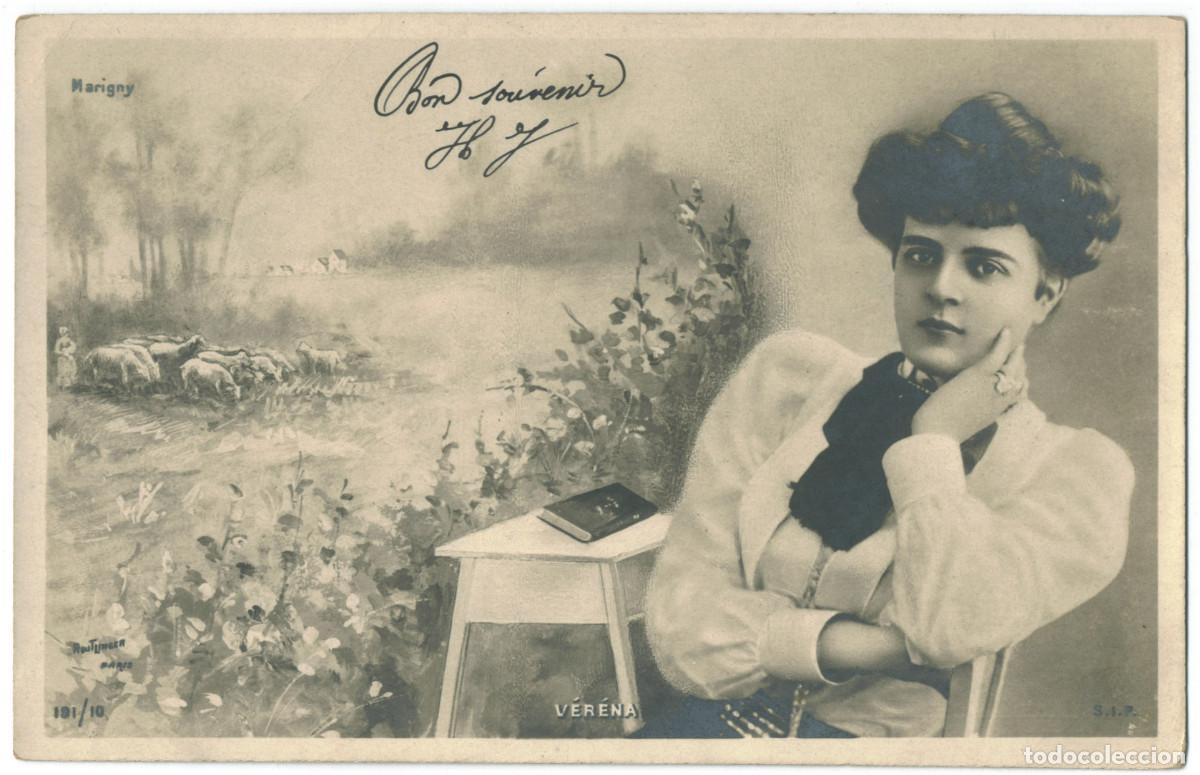 Postales: Actriz V&Eacute;R&Eacute;NA_SIP. 191-10. Marigny. Photo Reutlinger