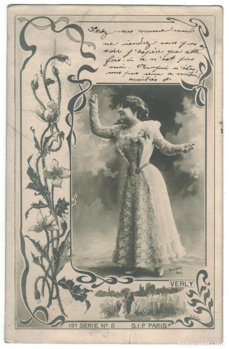 Postales: Actriz VERLY_SIP. 19-8. Photo Reutlinger