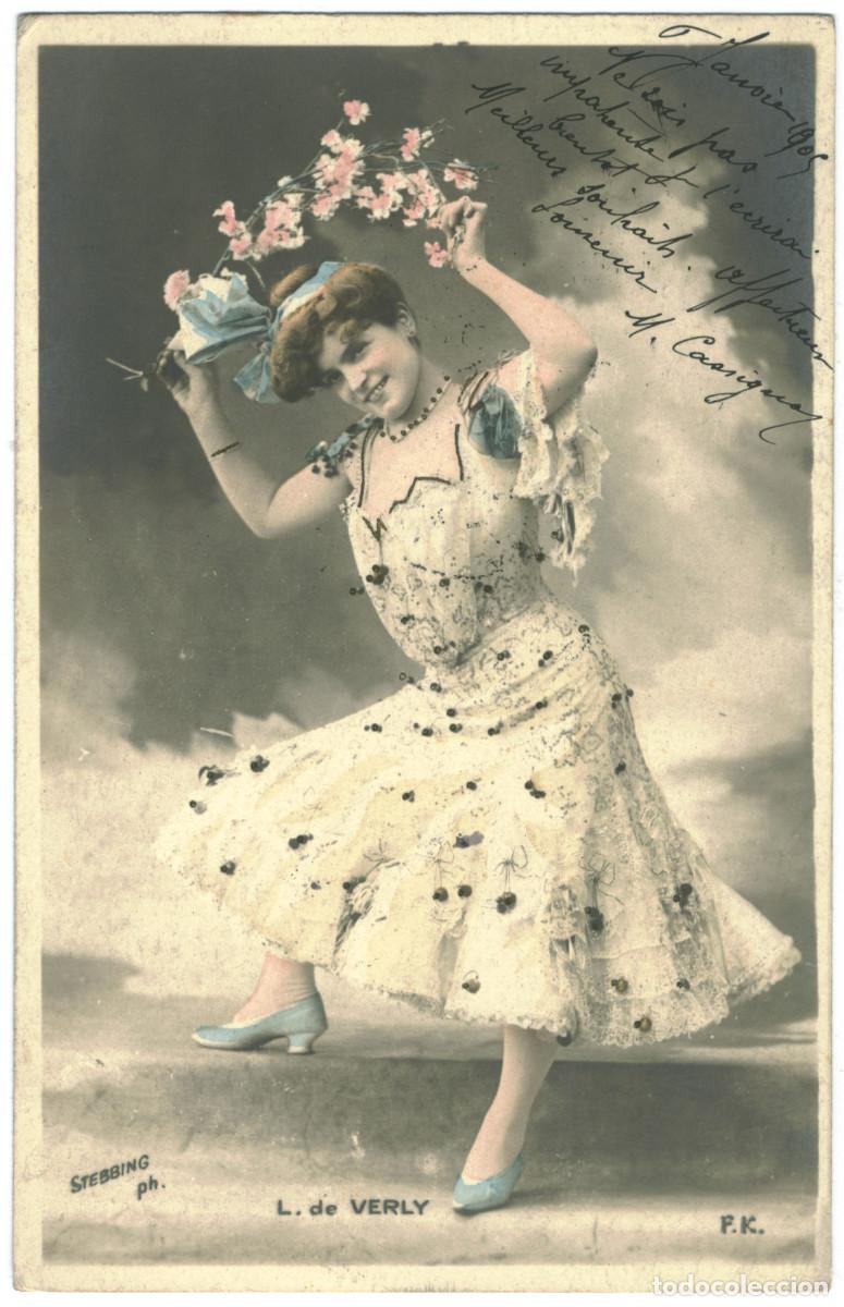 Postales: Actriz VERLY, Lucette de_FK. Photo Stebbing