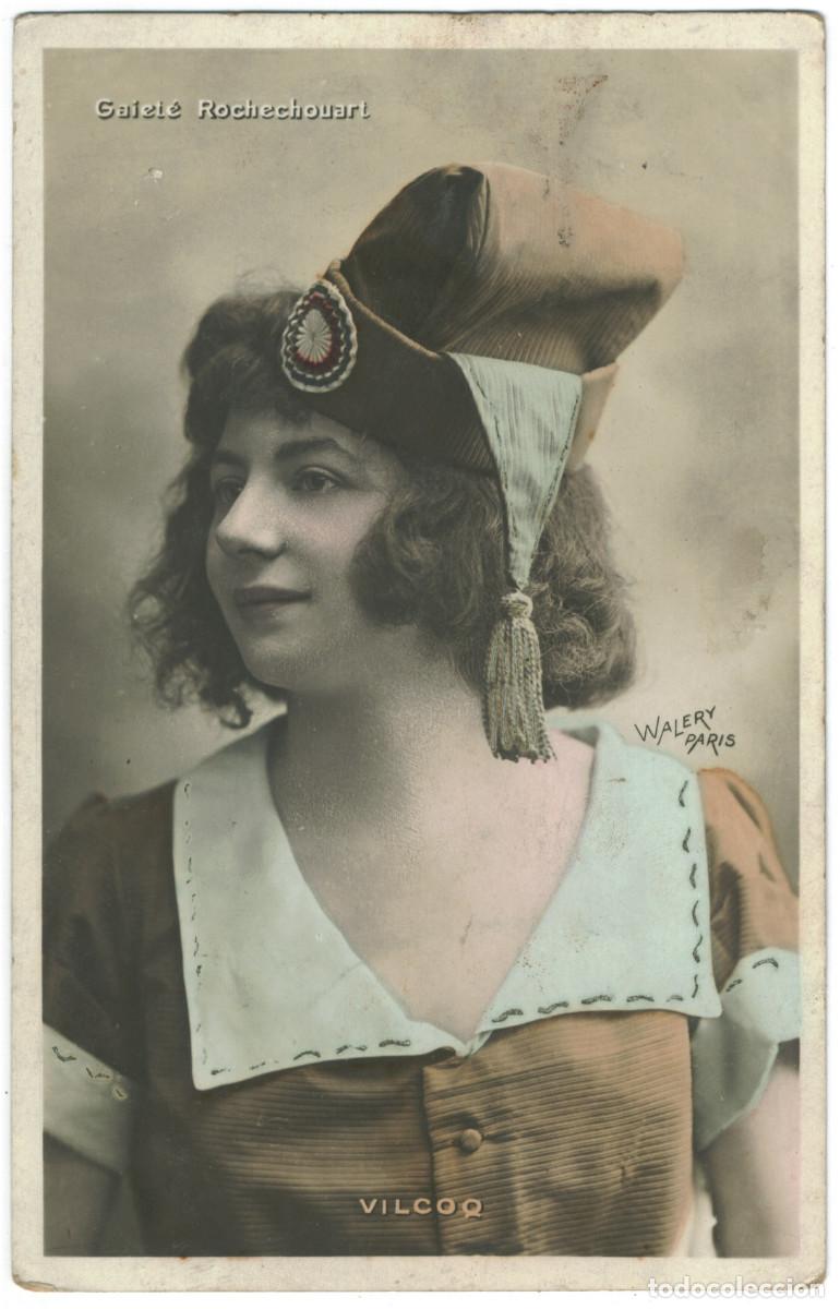 Postales: Actriz VILCOQ_W. 2033. Gait&eacute; Rochechouart. Photo Wal&eacute;ry