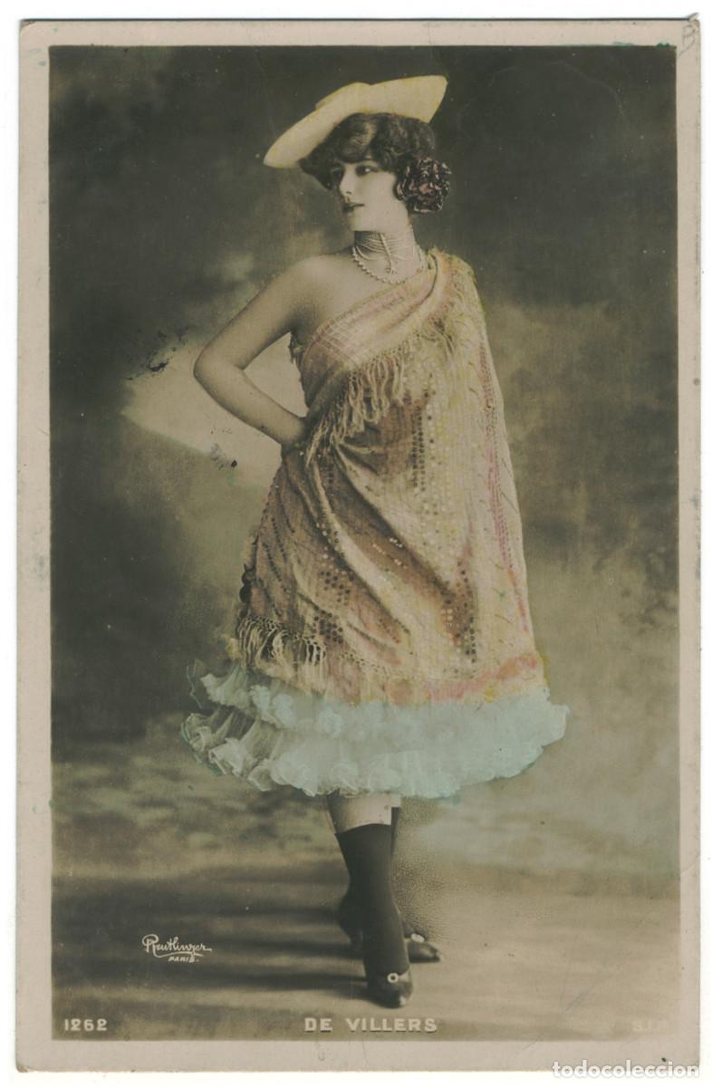Postkarten: Actriz belle &eacute;poque VILLERS, de_SIP. 1262. Photo Reutlinger