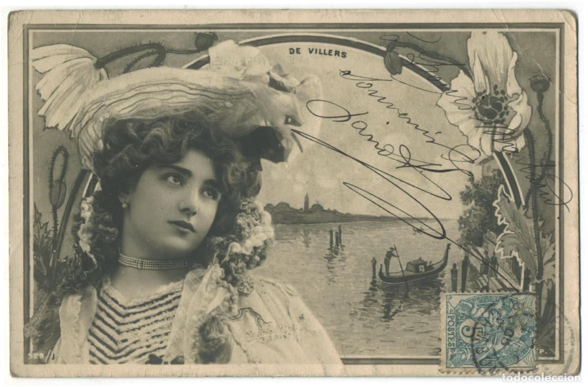 Postkarten: Actriz belle &eacute;poque VILLERS, de_SIP. 929-1