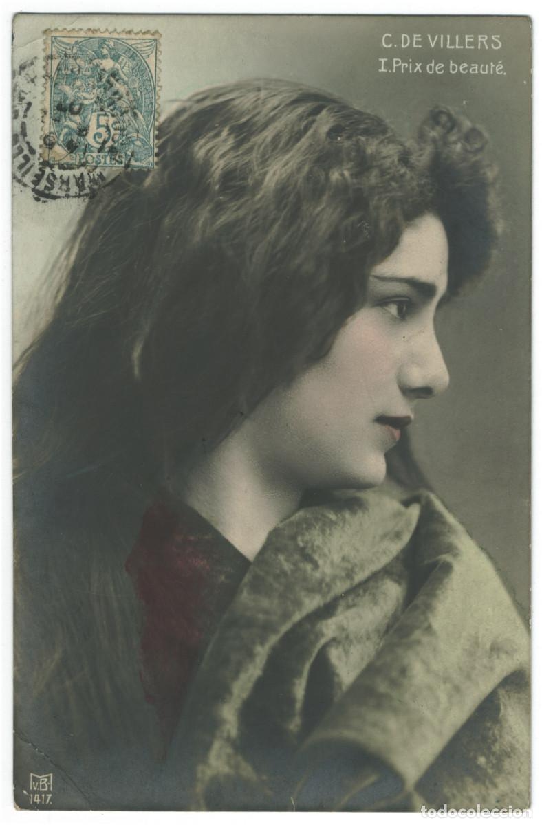 Postales: Actriz belle &eacute;poque VILLERS, Carmen de_MVB. 1417. I Prix de beaut&eacute;