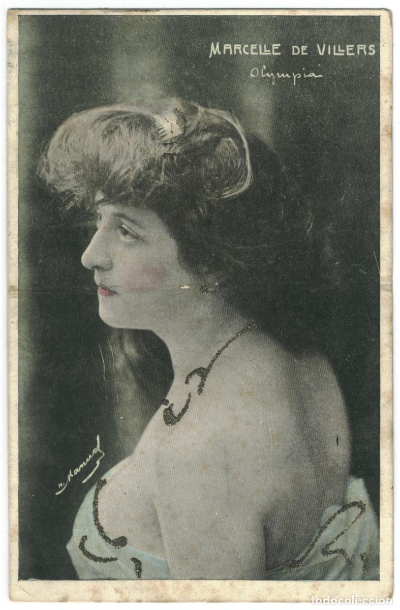Postales: Actriz belle &eacute;poque VILLERS, Marcelle de_Sin datos. Olympia. Photo H. Manuel