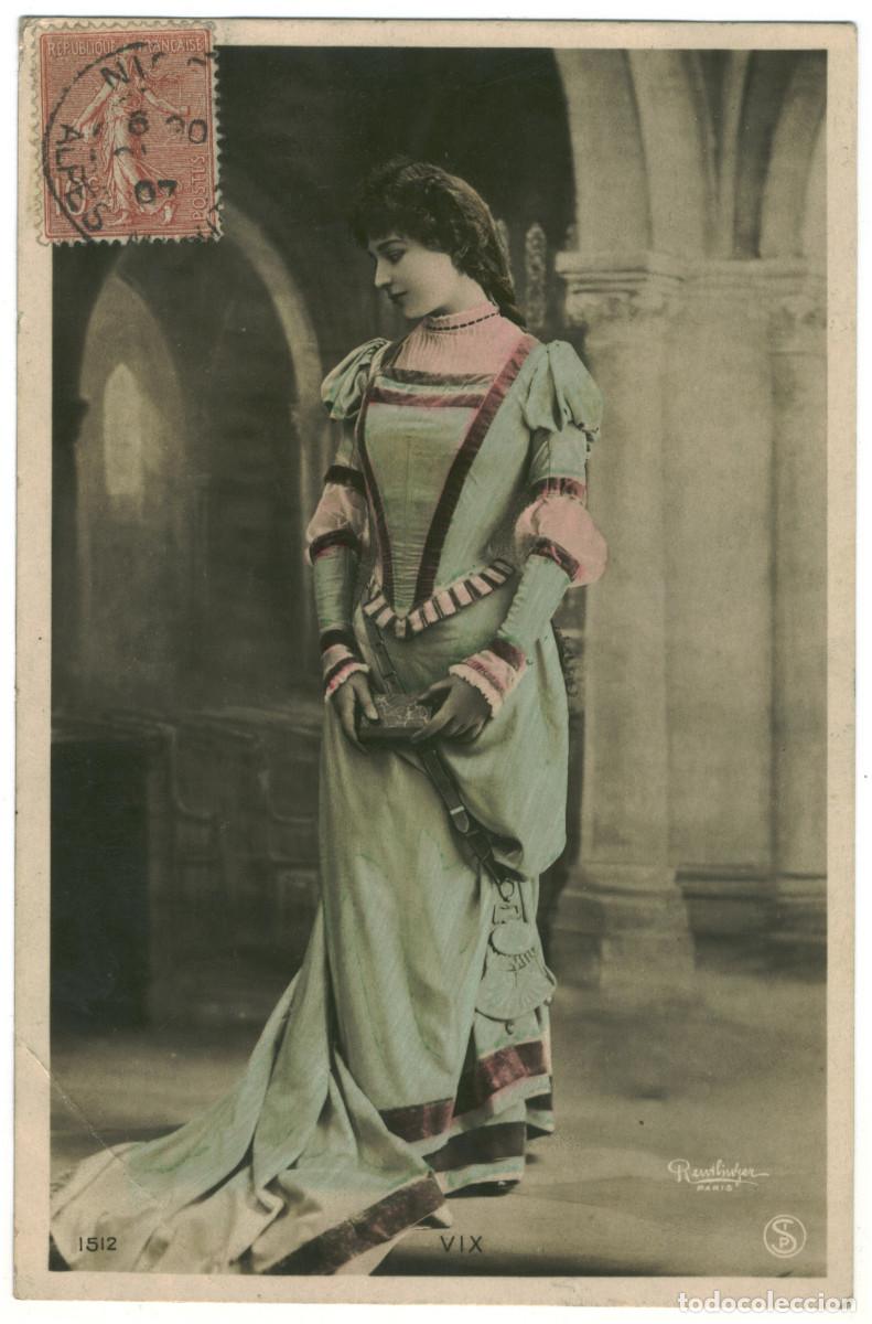 Postales: Actriz belle &eacute;poque VIX, Genevi&egrave;ve_SIP. 1512. Photo Reutlinger