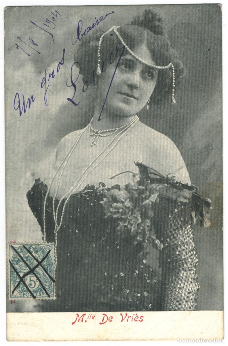 Postales: Actriz belle &eacute;poque VRI&Egrave;S, Liane de_SIP. 75-1. Photo Reutlinger