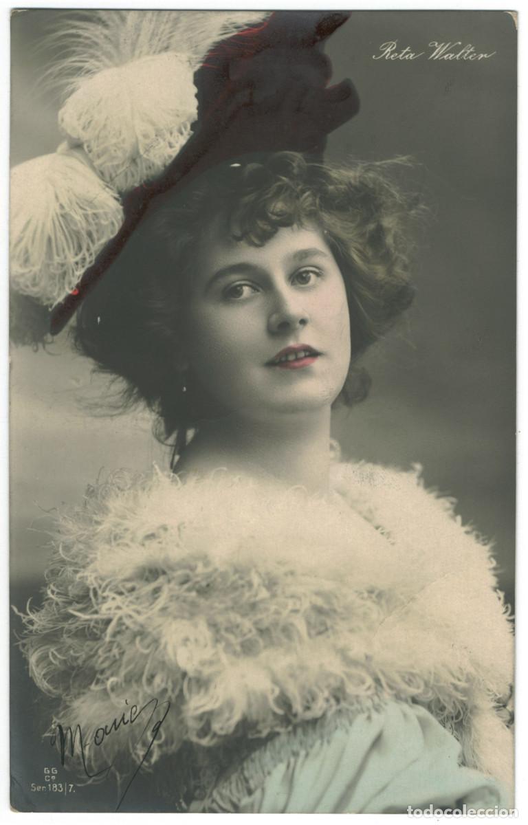 Postales: Actriz belle &eacute;poque WALTER, Reta_GG. 183-7