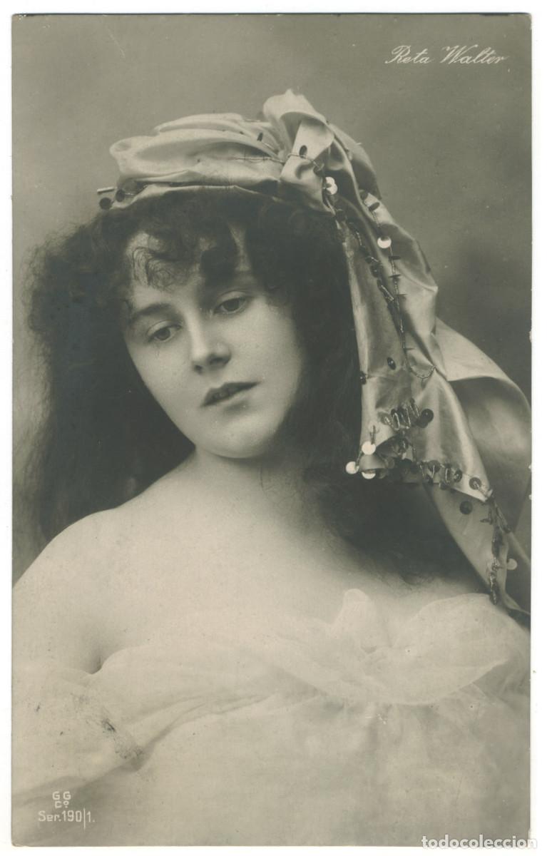 Postales: Serie 2 Postales Actriz belle &eacute;poque WALTER, Reta_GG. 190-1, 6