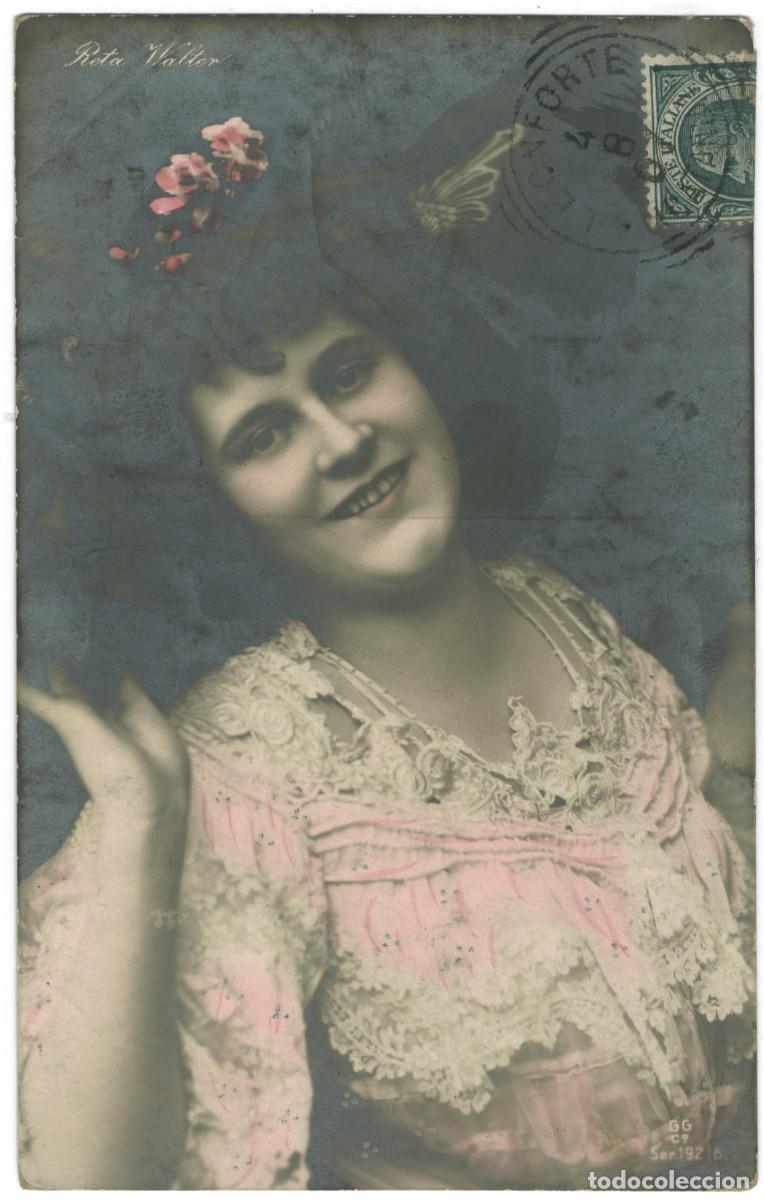 Postales: Serie 2 Postales Actriz belle &eacute;poque WALTER, Reta_GG. 192-2, 6