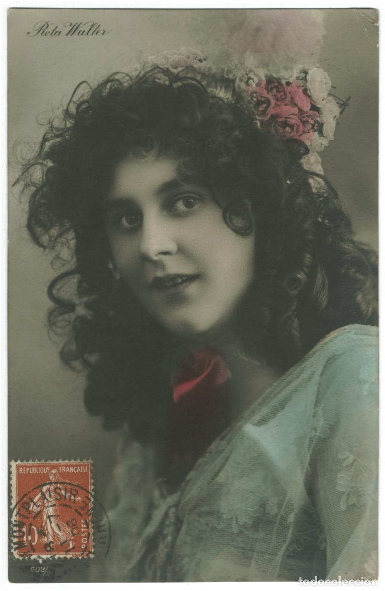 Postales: Actriz belle &eacute;poque WALTER, Reta_Ilegible. 202-2