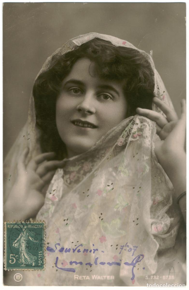 Postales: Actriz belle &eacute;poque WALTER, Reta_RPH. 732-6785