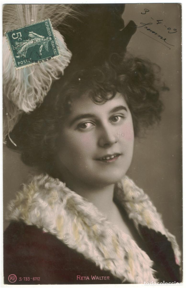 Postales: Actriz belle &eacute;poque WALTER, Reta_RPH. 733-6712