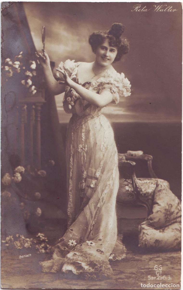Postales: Actriz belle &eacute;poque WALTER, Reta_GG; 296-3. Photo Gerlach