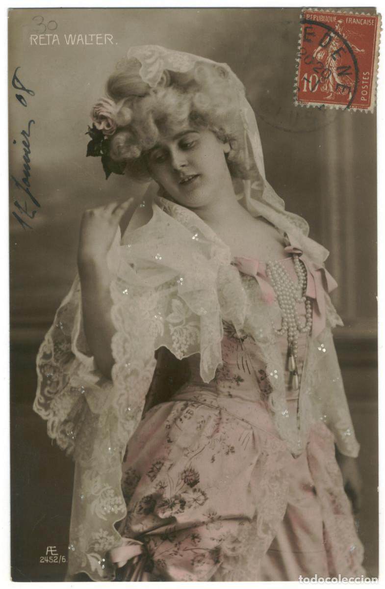 Postales: Actriz belle &eacute;poque WALTER, Reta_AE. 2452-6