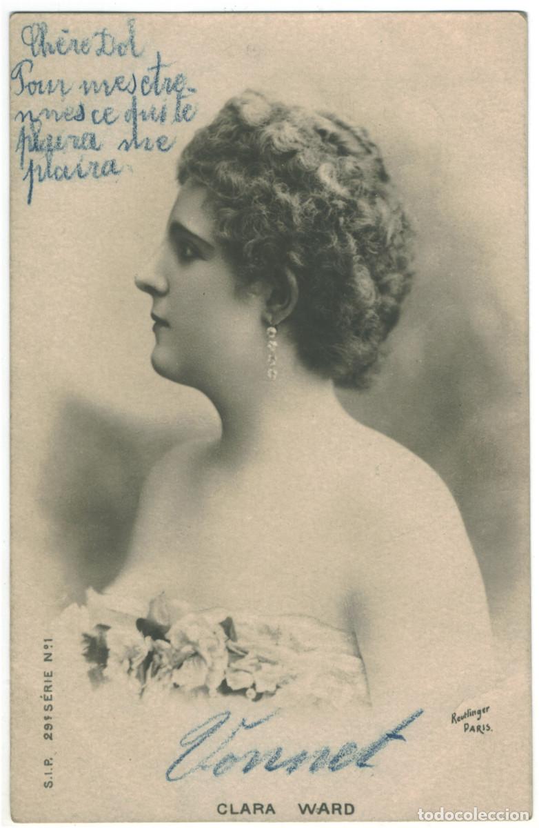 Postales: Actriz belle &eacute;poque WARD, Clara_SIP. 29-1. Photo Reutlinger