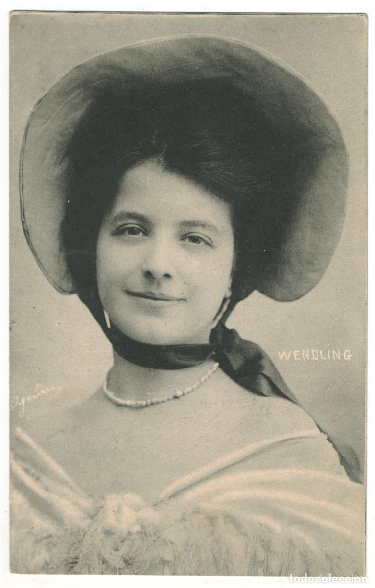 Postales: Actriz belle &eacute;poque WENDLING, Georgette_Sin datos. Op&eacute;ra. Photo Ogerau