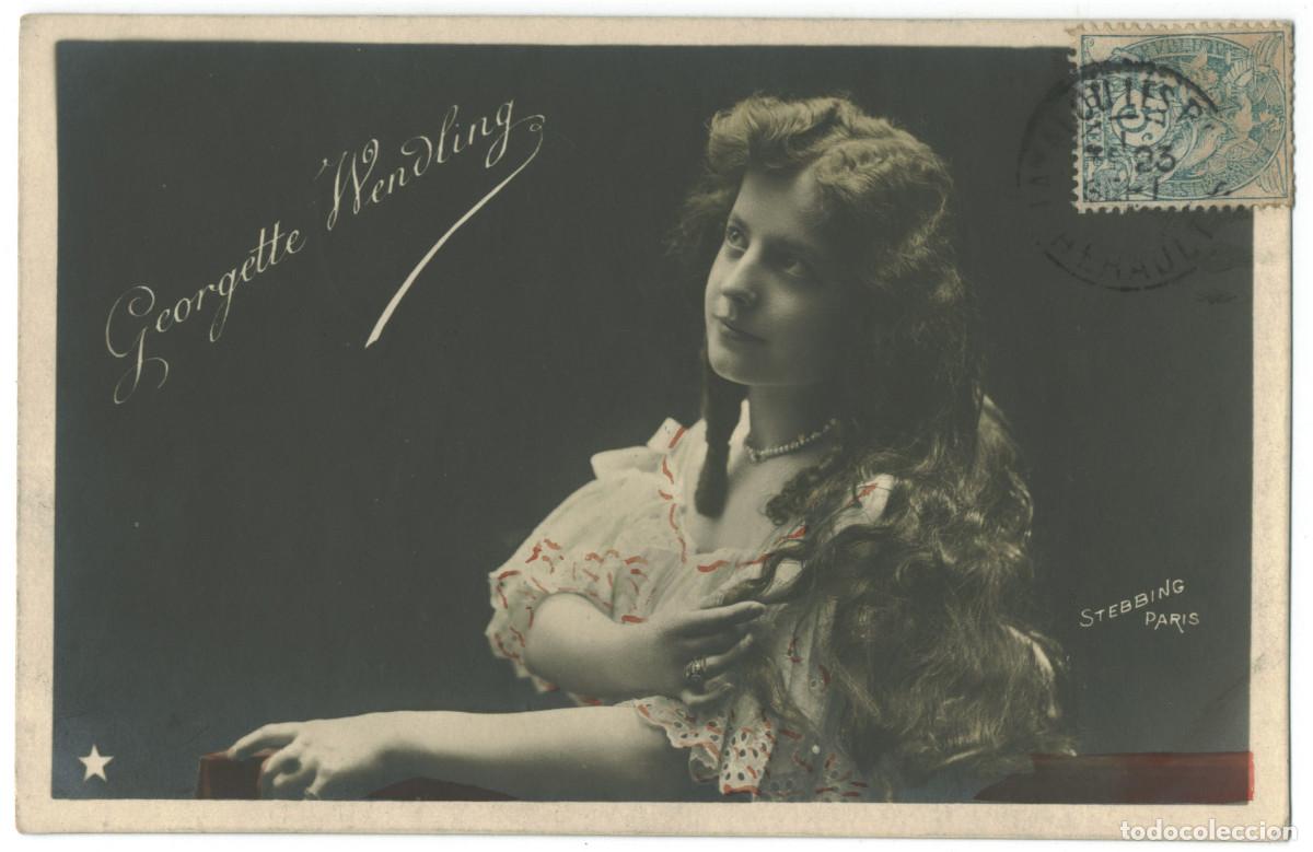 Postales: Actriz belle &eacute;poque WENDLING, Georgette_G. Piprot (&Eacute;toile; 797-84). Photo Stebbing