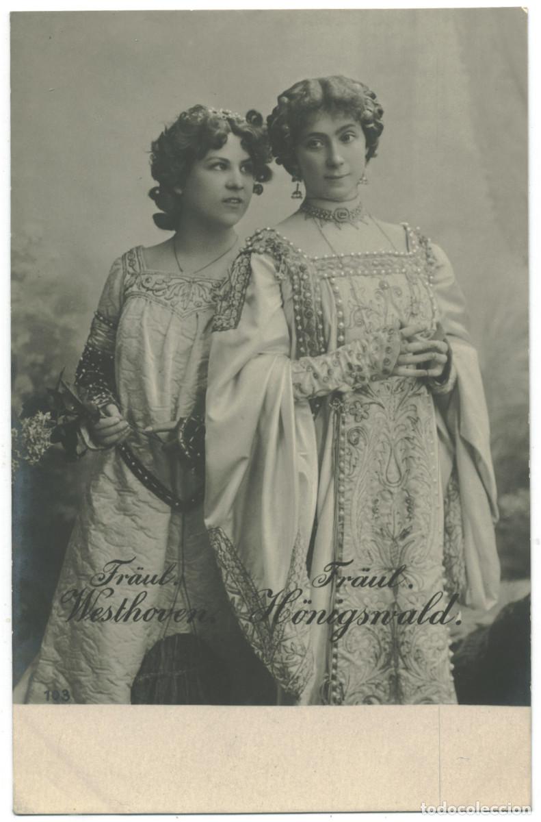 Postales: Actriz belle &eacute;poque WESTHOVEN, Anna & H&Ouml;NIGSNVALD, Fr&auml;ul_Fr. Groth. 103