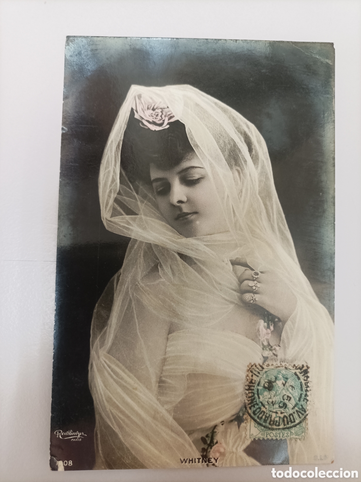 Postales: Actriz belle &eacute;poque WHITNEY, Edith_SIP. 1908 Photo Reutlinger