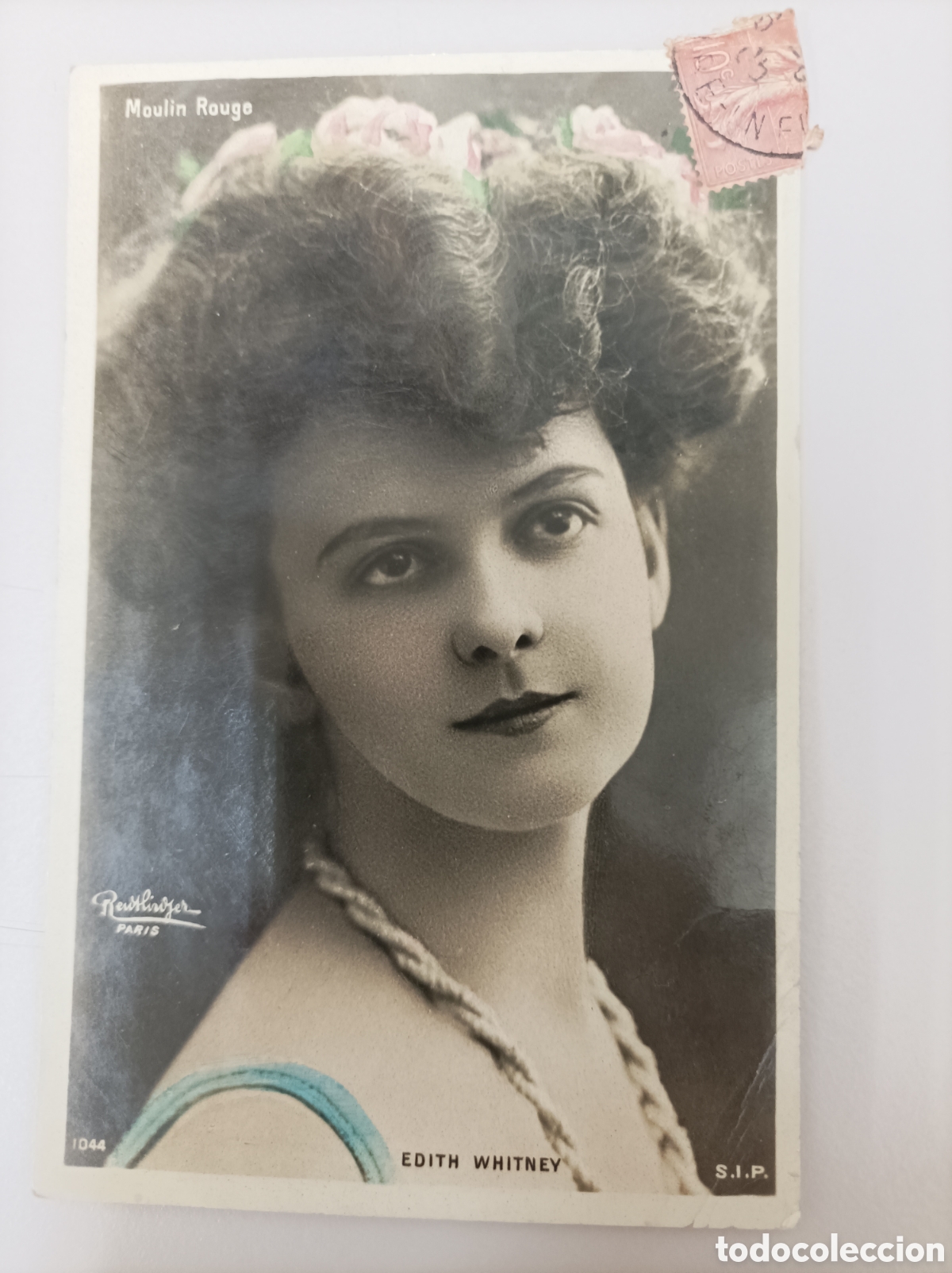 Postales: Actriz belle &eacute;poque WHITNEY, Edith_SIP. 1044. Moulin Rouge. Photo Reutlinger