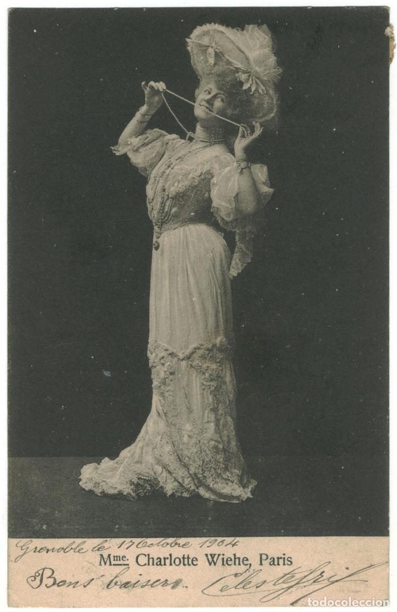Postales: Actriz belle &eacute;poque WIEHE, Charlotte_Deyhle & Wagner