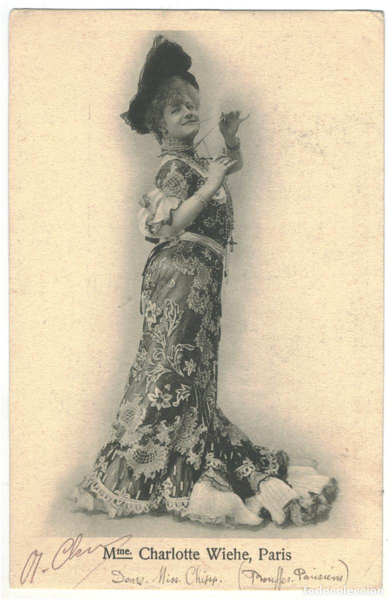 Postales: Actriz belle &eacute;poque WIEHE, Charlotte_Deyhle & Wagner