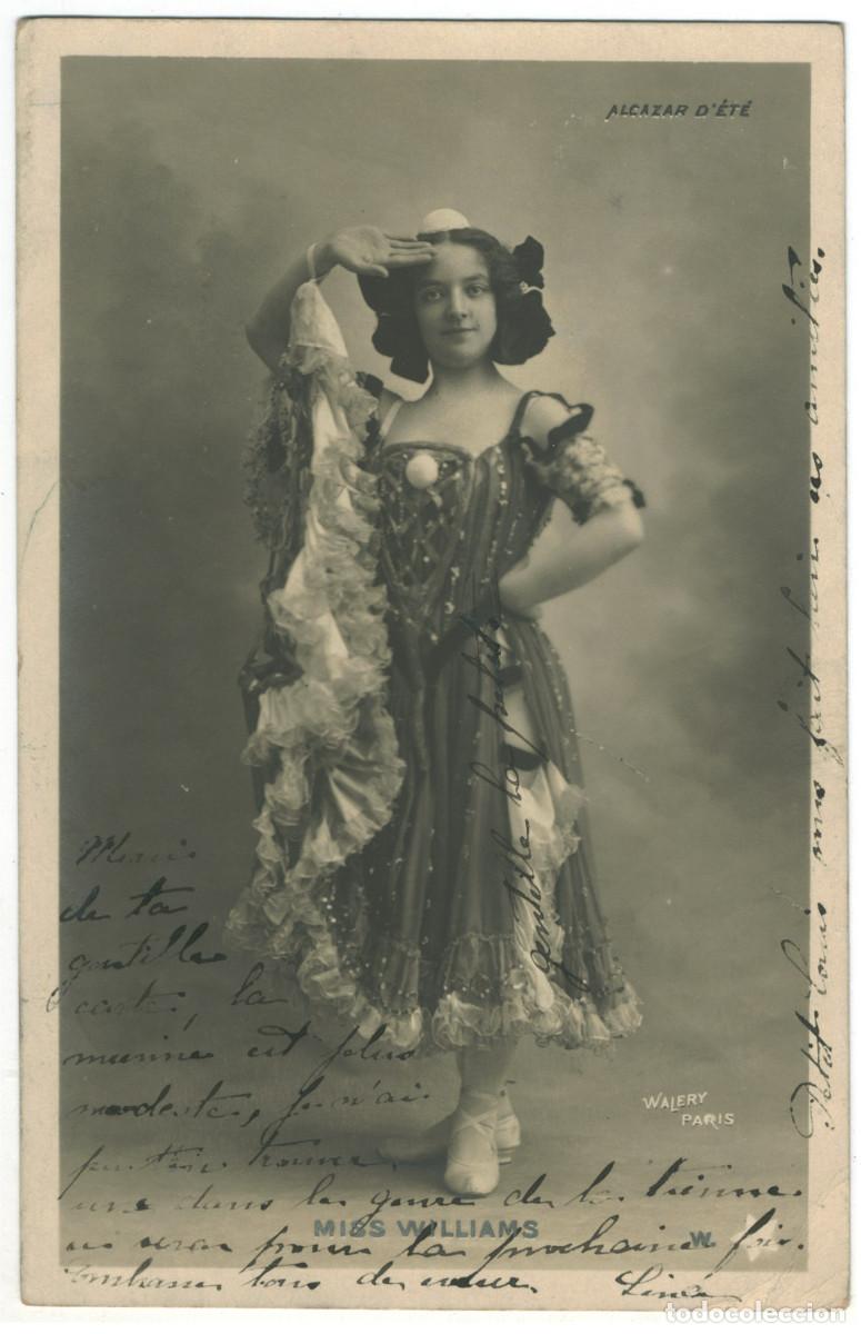 Postales: Actriz belle &eacute;poque WILLIAMS, Miss_&Eacute;toile. 540-3. Photo Wal&eacute;ry