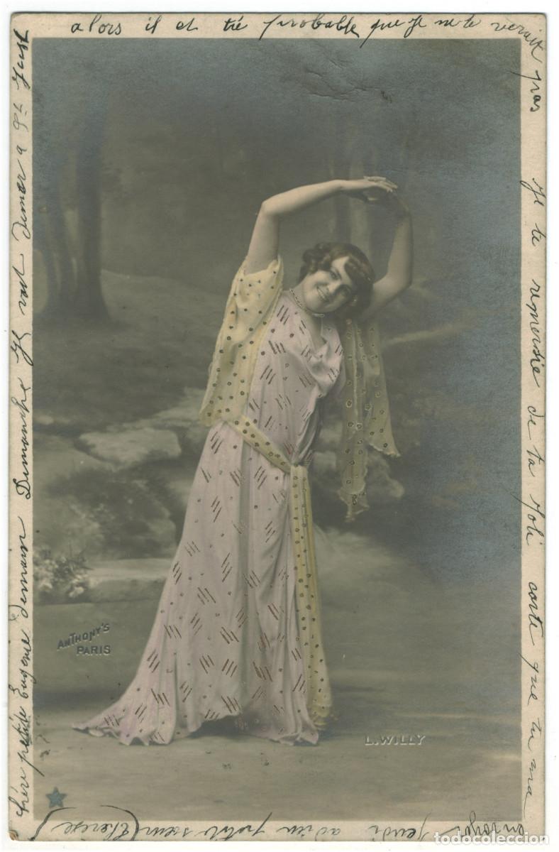 Postales: Actriz belle &eacute;poque WILLY, Louise_&Eacute;toile. 742. Photo Anthony's