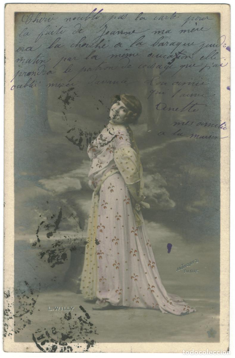 Postales: Actriz belle &eacute;poque WILLY, Louise_&Eacute;toile. 743. Photo Anthony's