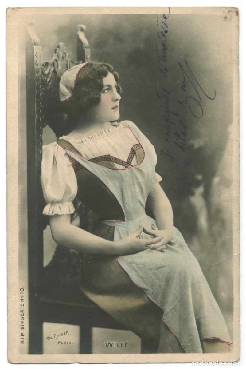 Postales: Actriz belle &eacute;poque WILLY_SIP. 61-10. Photo Reutlinger