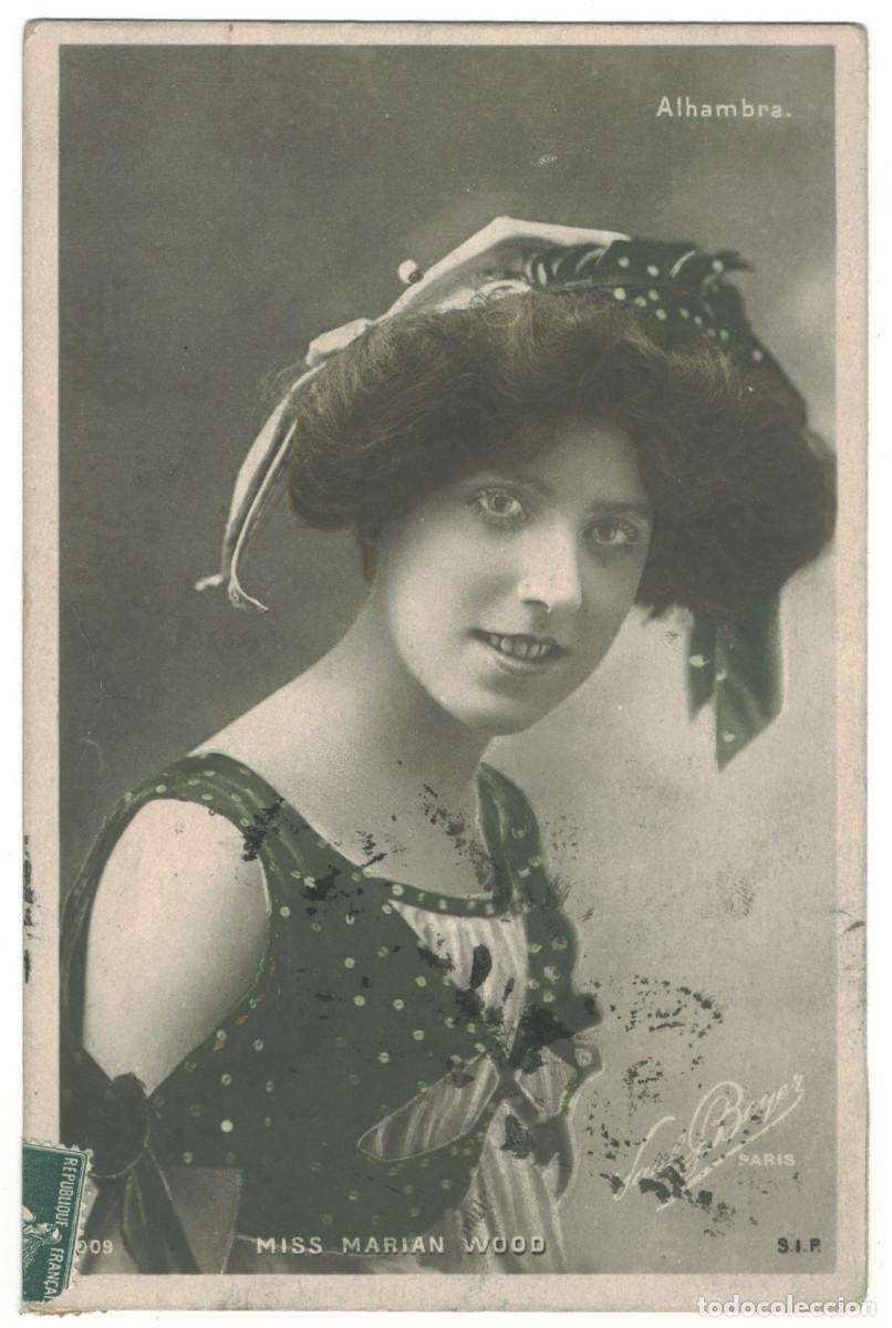 Postales: Actriz belle &eacute;poque WOOD, Marian_SIP. 1009. Photo Paul Boyer