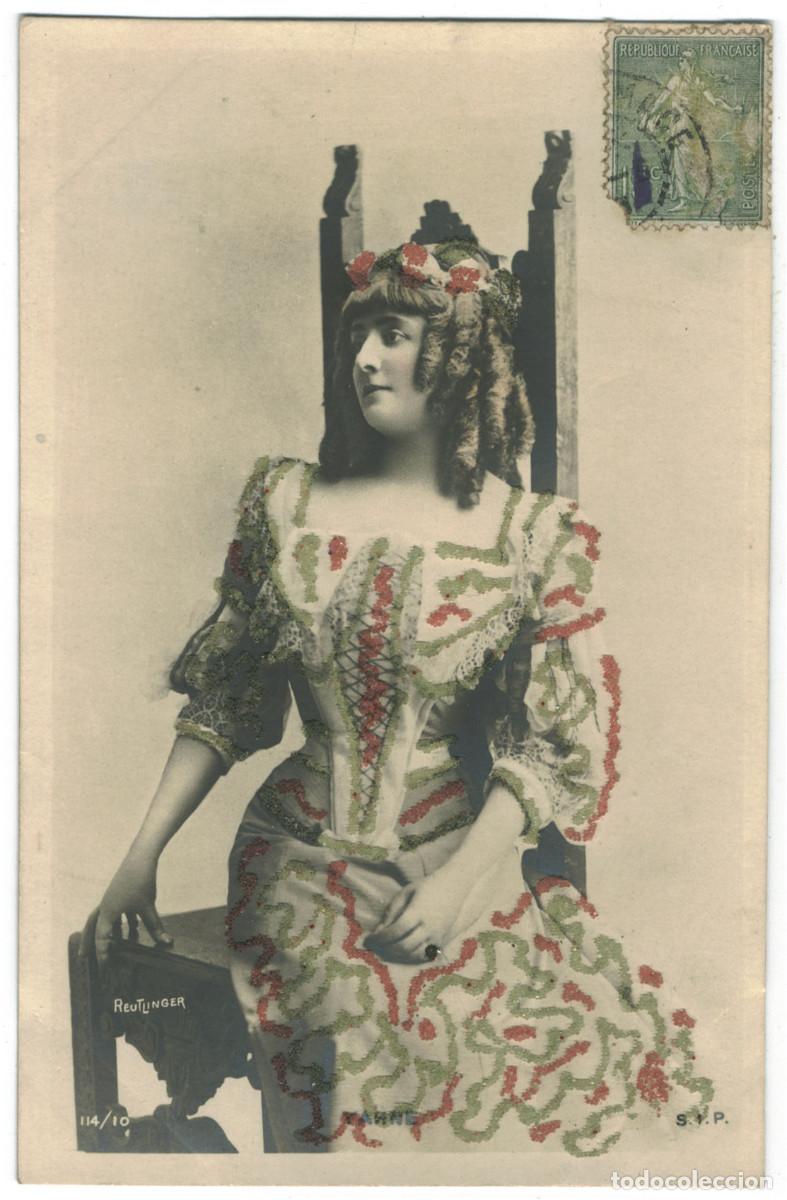Postales: Actriz belle &eacute;poque YAHNE_SIP. 114-10. Photo Reutlinger