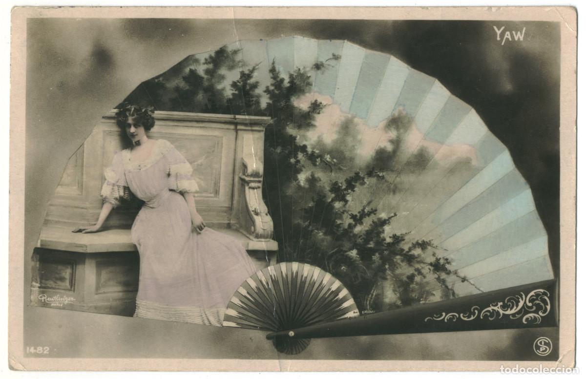 Postales: Actriz belle &eacute;poque YAW_SIP. 1482. Photo Reutlinger