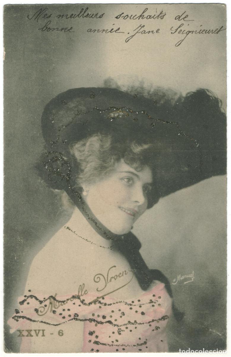 Postales: Actriz belle &eacute;poque YRVEN, Marcelle_EP. XXVI-6