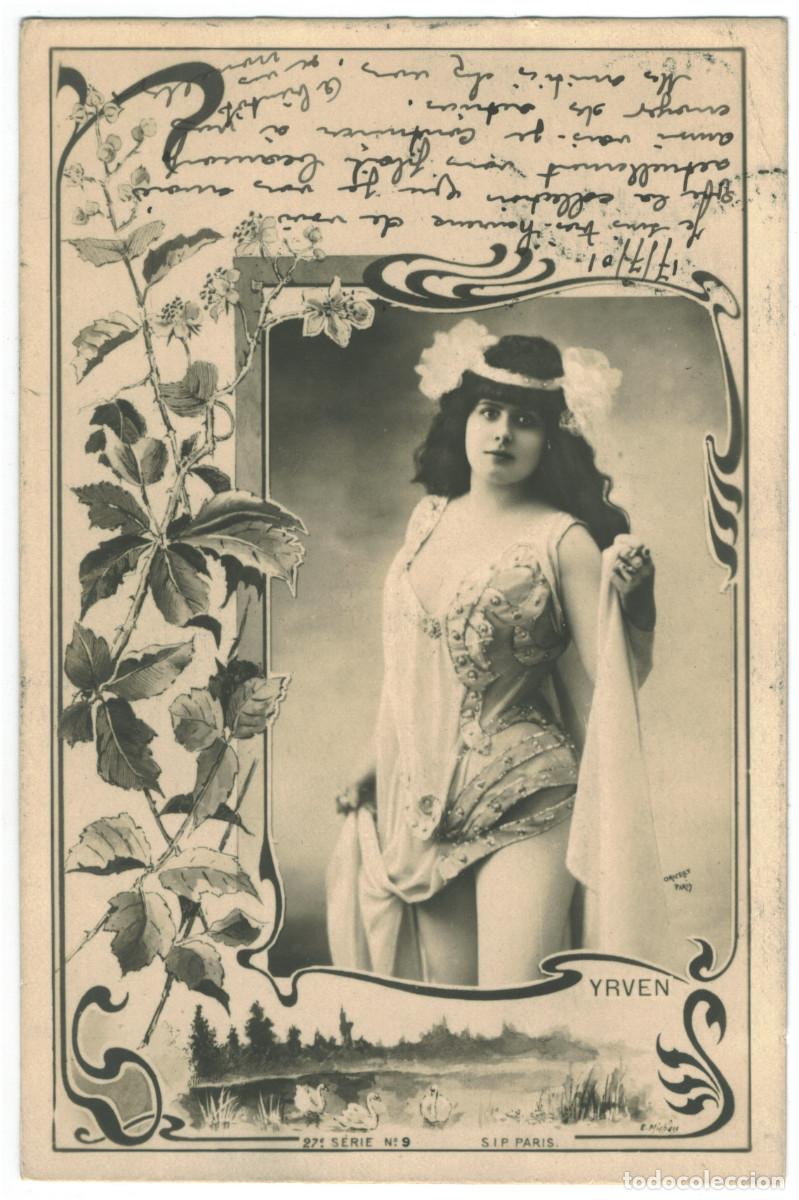 Postales: Actriz belle &eacute;poque YRVEN, Marcelle_SIP. 27-9. Photo Reutlinger