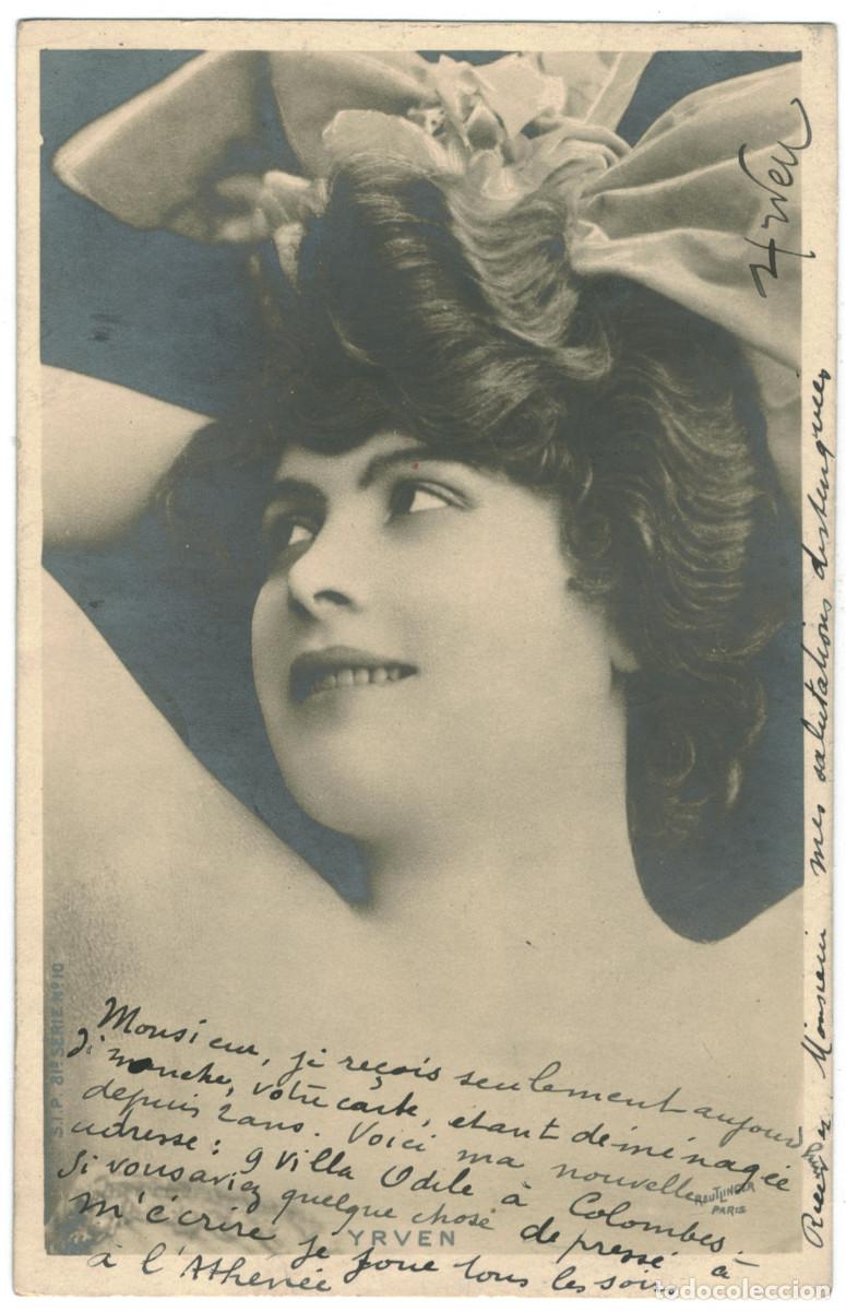 Postales: Actriz belle &eacute;poque YRVEN, Marcelle_SIP. 81-10. Photo Reutlinger