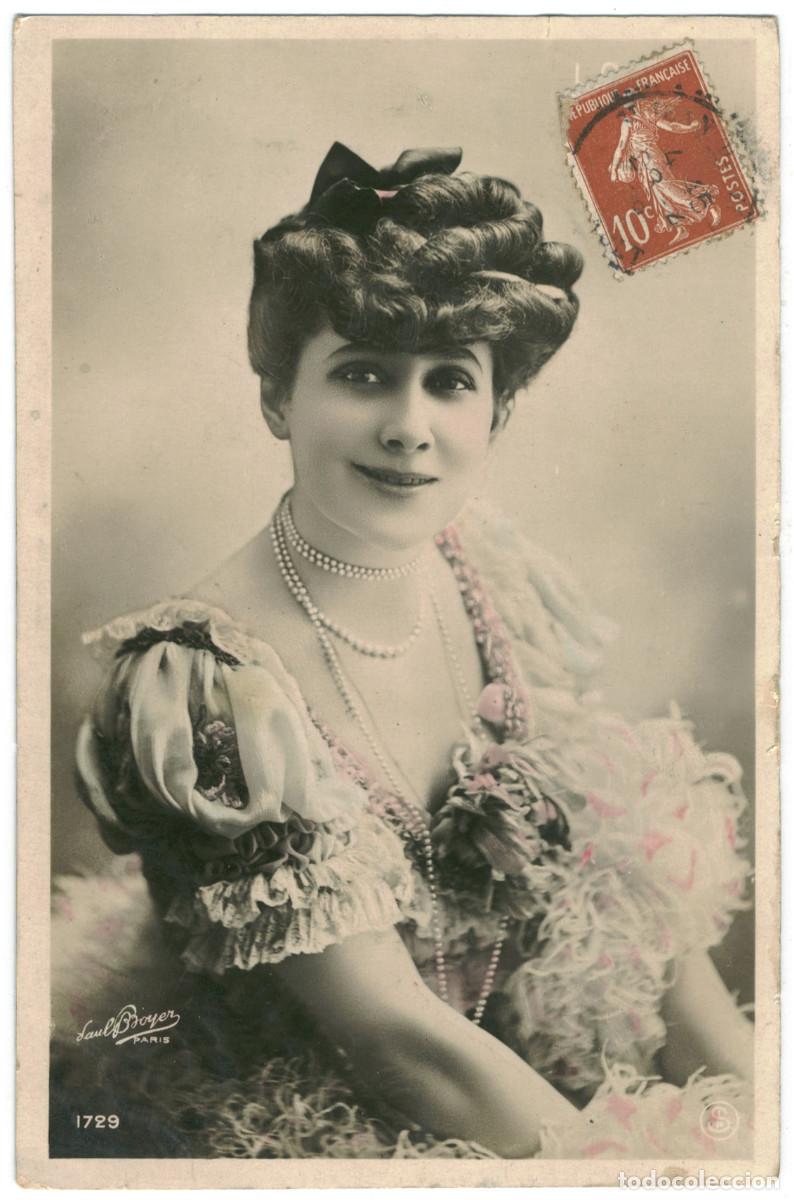 Postales: Actriz belle &eacute;poque GUETT, L._SIP. 1729. Photo Paul Boyer