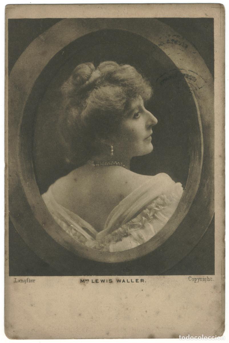 Postales: Actriz WALLER, Mrs. Lewis_Langfier